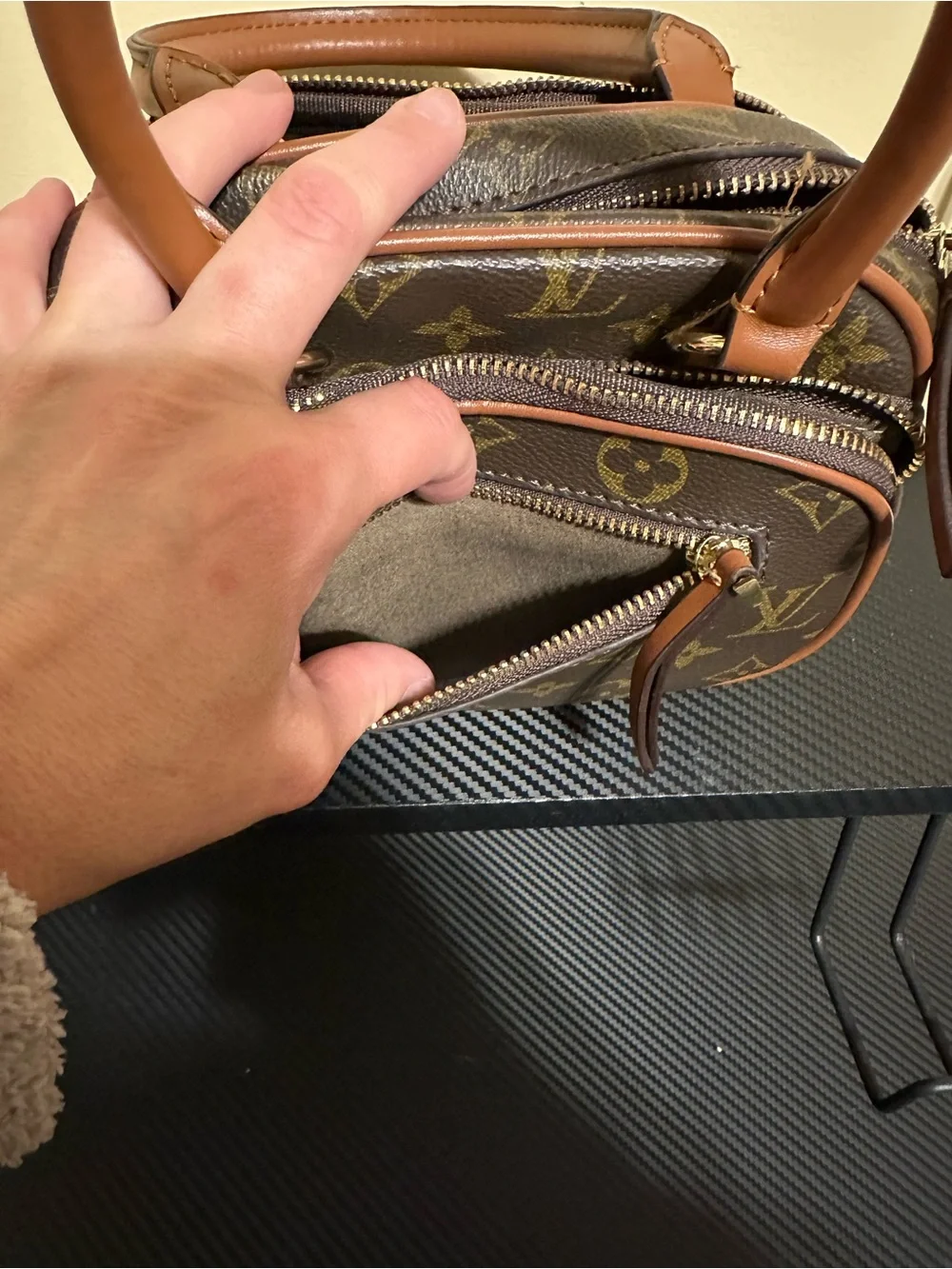 Brown satchel